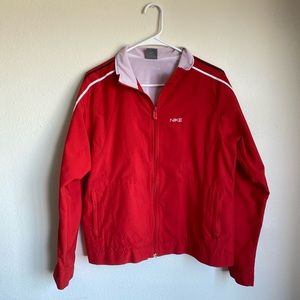 men’s nike red jacket